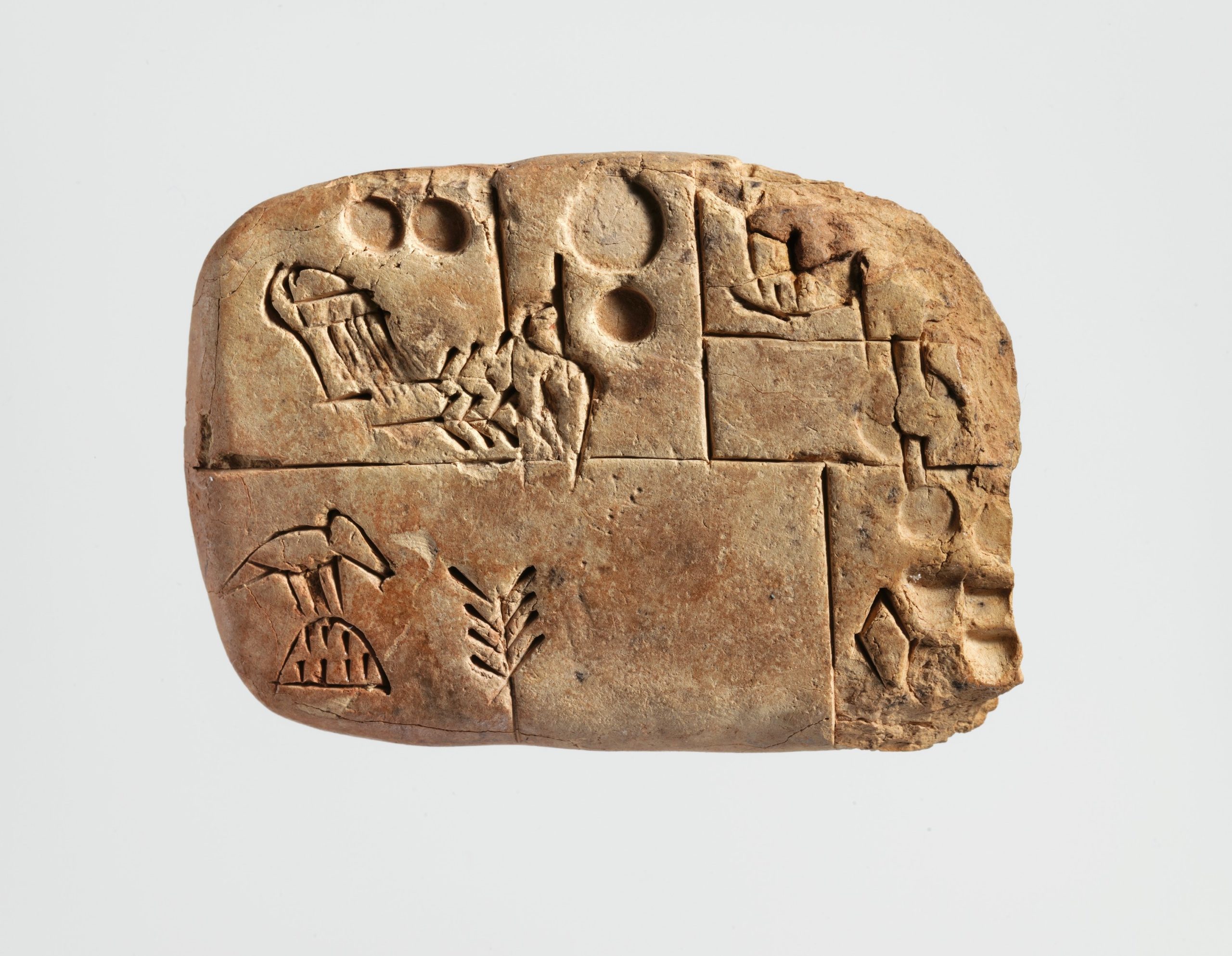 cuneiform tablet of accounting