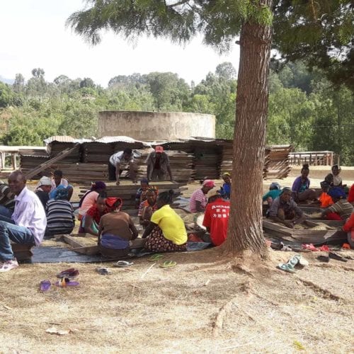 ethiopia school gathering