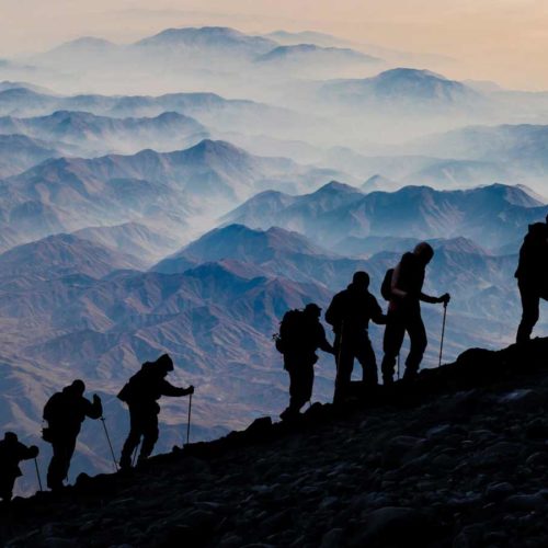 group of climbers