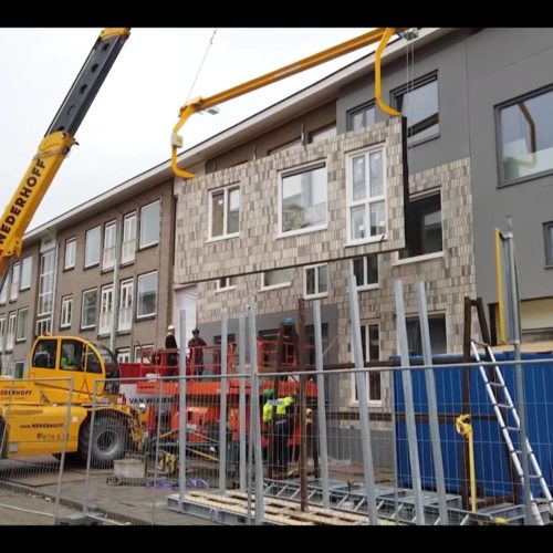 building retrofit construction scene
