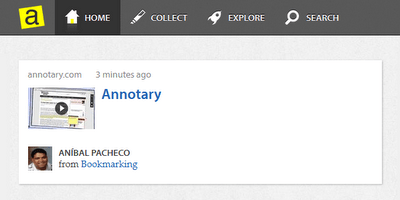 Annotary | Bookmarking Research Tool