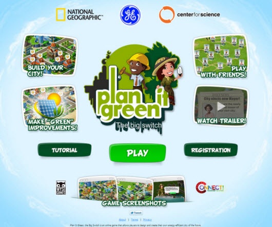 A Learning Simulation For Science & Social Studies: Plan It Green